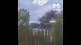 Мощный пожар в Воронеже: горит машиностроительный завод «ЭНИКмаш-В»