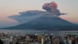 В Японии проснулся вулкан, являющийся туристической достопримечательностью