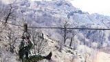 Разведчики российской военной базы в Армении учатся преодолевать горные реки и овраги