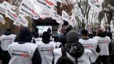В Киеве митингующие предприниматели попытались заблокировать Раду