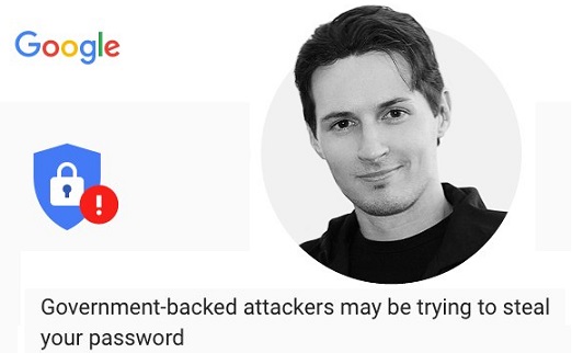 Дуров проинформировал о попытке взлома его Google-почты «правительственными» хакерами