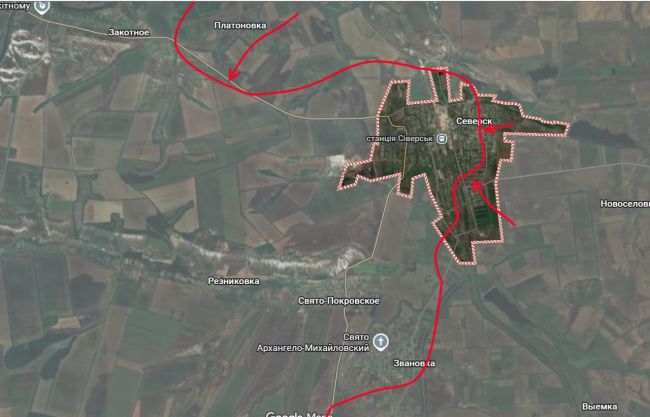 Военный обозреватель: Российские войска штурмуют Северск с трех сторон