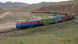 По транспортному коридору Китай — Киргизия — Узбекистан пошли первые поезда