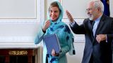 Федерика Могерини провела в Тегеране переговоры с главой иранского МИДа