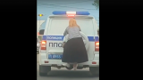 Зацеперша прокатилась на полицейской машине в Ставропольском крае