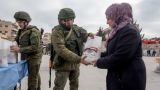 Российский Центр провел гуманитарные акции в трех сирийских провинциях