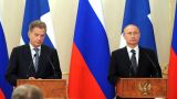 Финляндия надеется на восстановление экономического сотрудничества с Россией — президент