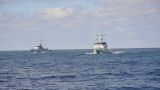 ВМС Казахстана провели учения в Каспийском море