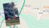 Another warehouse is burning in Poland, a column of smoke is visible for several kilometers