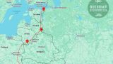 Военкоры составили карту пролета дронов ВСУ через страны Балтии для ударов по России