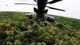 Минобороны показало работу ударных вертолетов Ми-35 в ходе спецоперации