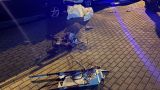 A combat drone fell on the street of Minsk
