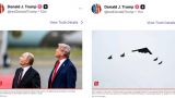 Trump posted two pictures from Alaska after talking to the "coalition"