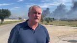 Зона взрывов на аэродроме в Крыму оцеплена, МЧС следит за возгораниями — Аксенов