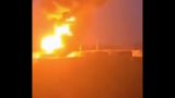 APU attack: an oil depot is burning near the Engels-2 airfield near Saratov, a house is damaged