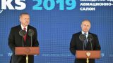 Путин и Эрдоган начали переговоры с обсуждения чувствительных тем