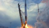 Ракета Falcon 9 вывела на орбиту корабль Dragon с грузом для МКС