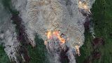 В Якутии из-за смога от лесных пожаров остановлено движение паромов