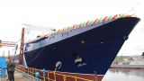 В Татарстане спущен на воду пограничный сторожевой корабль «Анадырь»