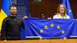 Слушая Зеленского, в Европарламенте проорали лозунг ОУН-УПА