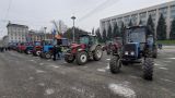 Молдавские фермеры продолжают «гудеть» в центре Кишинева