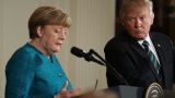Меркель и Трамп призвали Россию соблюдать режим прекращения огня в Сирии