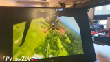 The Russian army struck for the first time with the help of a new UAV carrier FPV drones