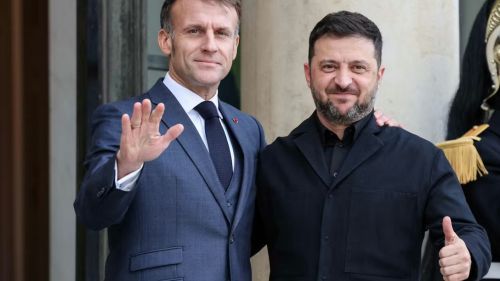 And suddenly this: The Rada appreciated Zelensky's recognition that he was with Macron did not sniff