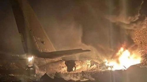 Ministry of Defense: Tu-95 strategic bomber fell near the village of Krasnoyarovo