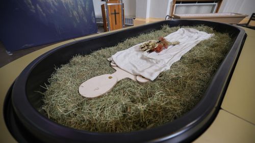In Germany, a new way of burial has been legalized: the coffin is no longer needed