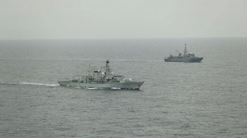Russian ships seriously frightened the British authorities